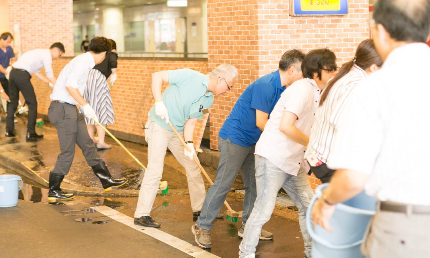 梅田まち洗いのイメージ