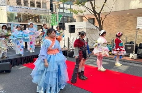 ゆかたファッションショーのイメージ